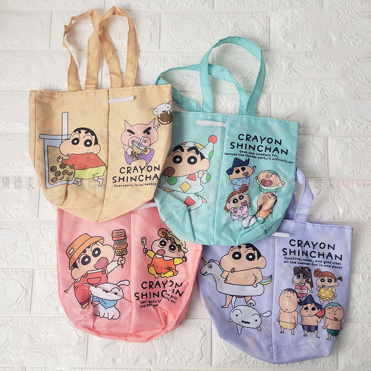雙面雙杯飲料提袋-蠟筆小新 CRAYON SHINCHAN 正版授權