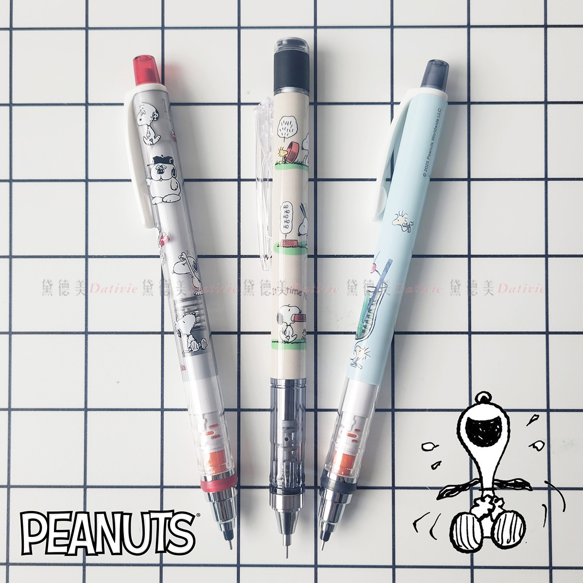 自動鉛筆-史努比 SNOOPY PEANUTS 日本進口正版授權
