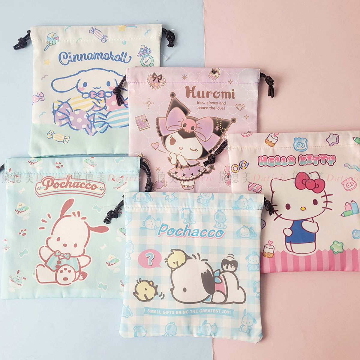 束口袋-三麗鷗 SANRIO 正版授權