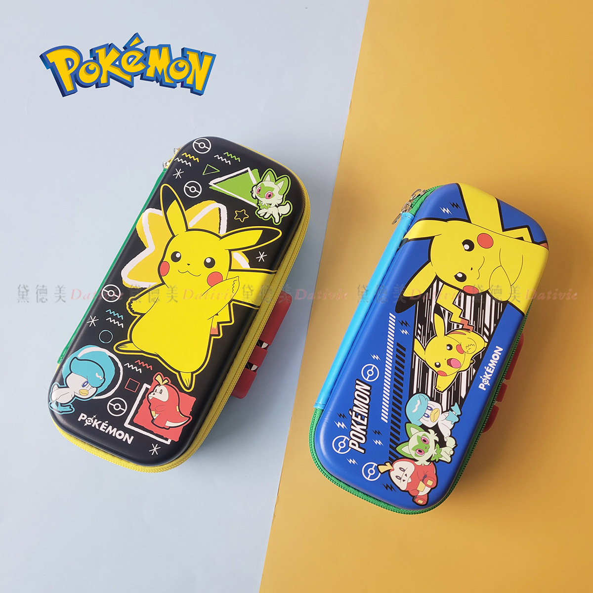 附鎖鉛筆盒-寶可夢 POKEMON 韓國進口正版授權