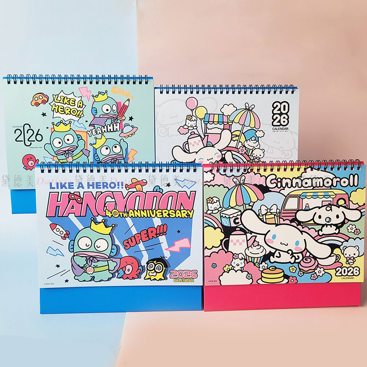 2026桌曆-大耳狗 人魚漢頓 三麗鷗 SANRIO 正版授權