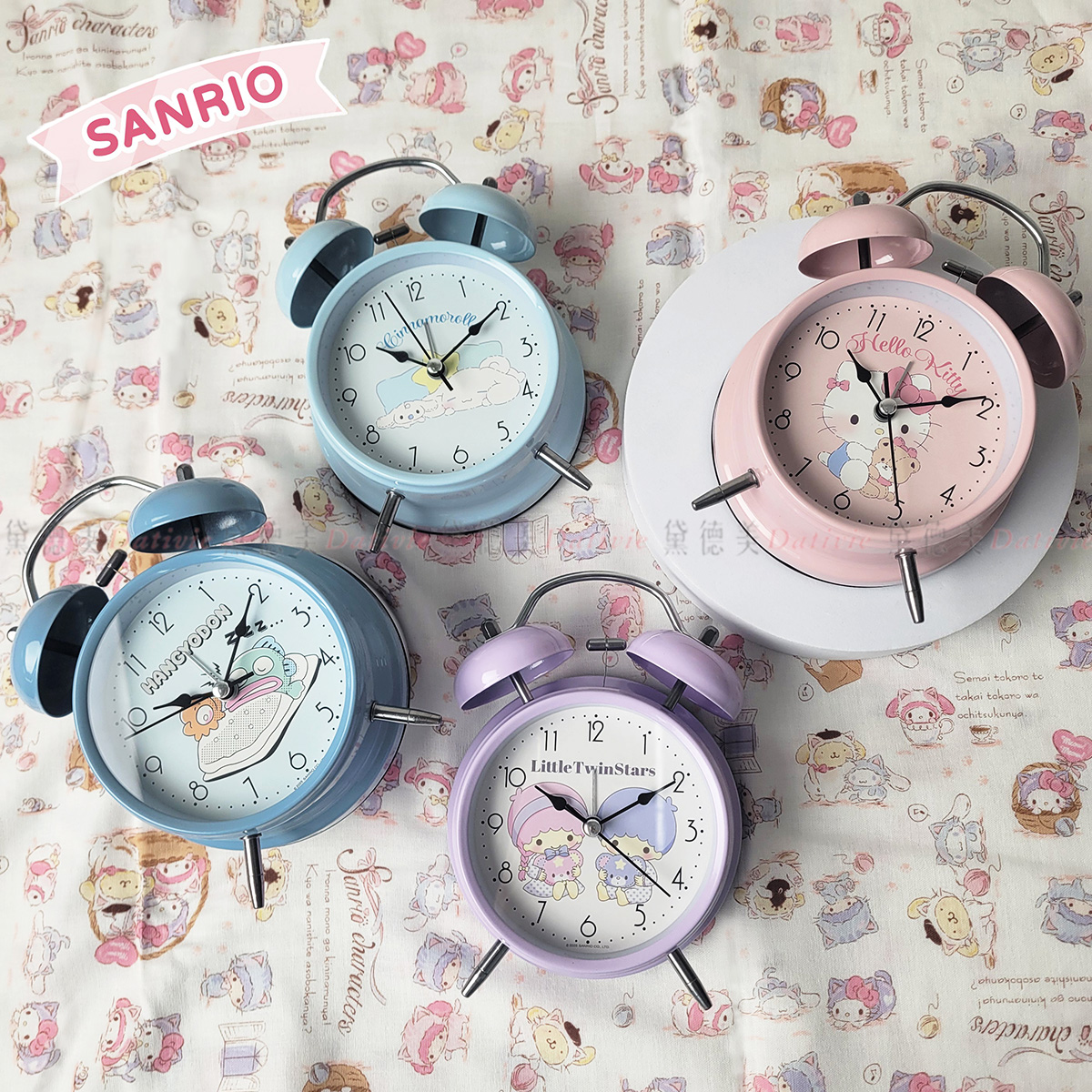 復古造型鬧鐘-三麗鷗 SANRIO 正版授權