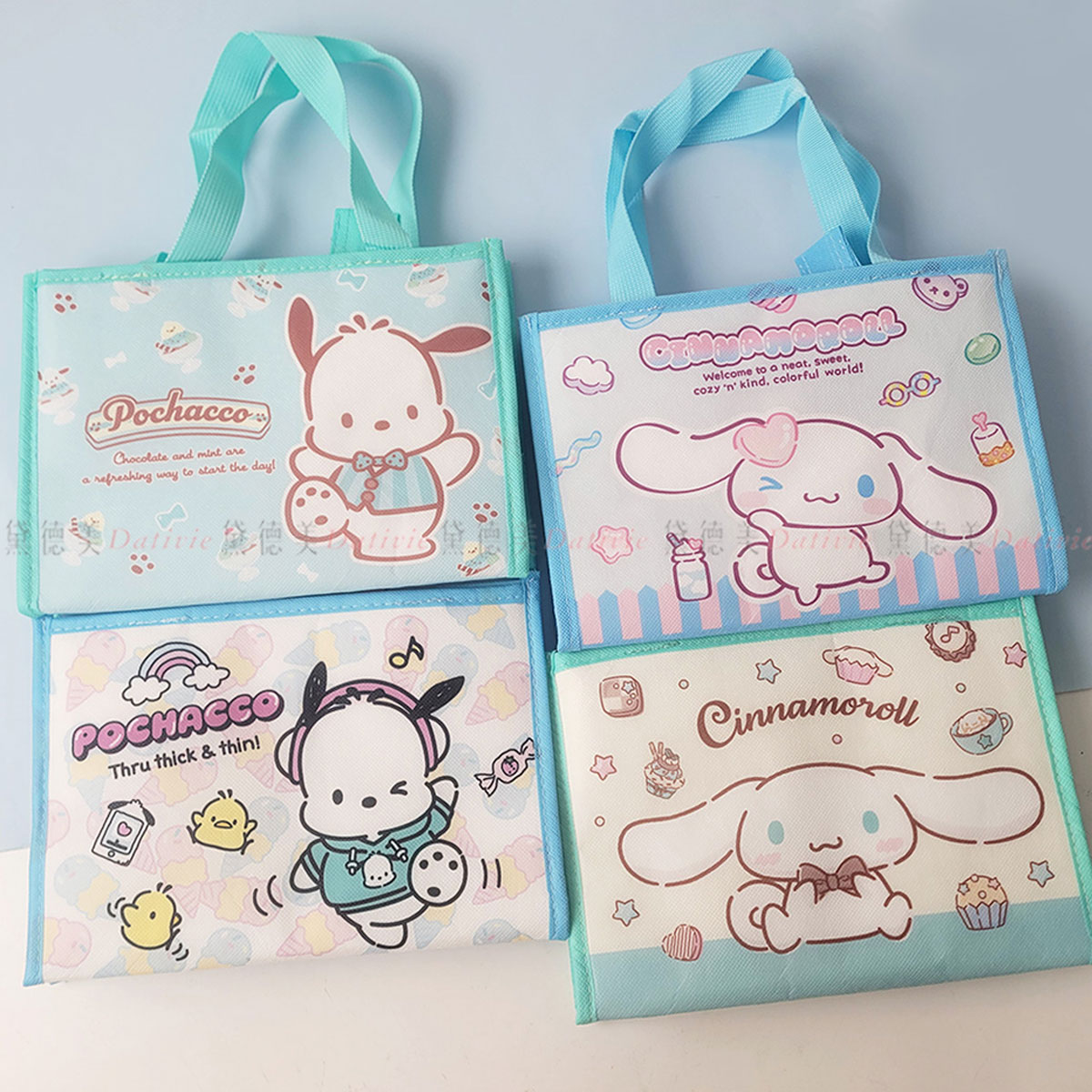 方形保冷袋-大耳狗 帕恰狗 三麗鷗 SANRIO 正版授權