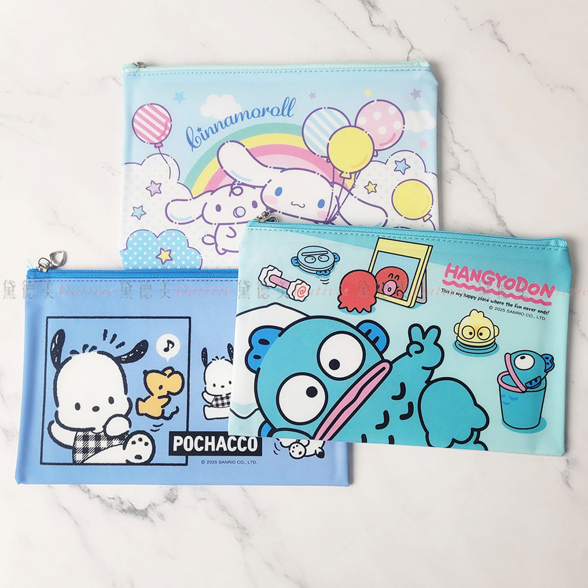 萬用拉鍊收納袋-三麗鷗 SANRIO 正版授權
