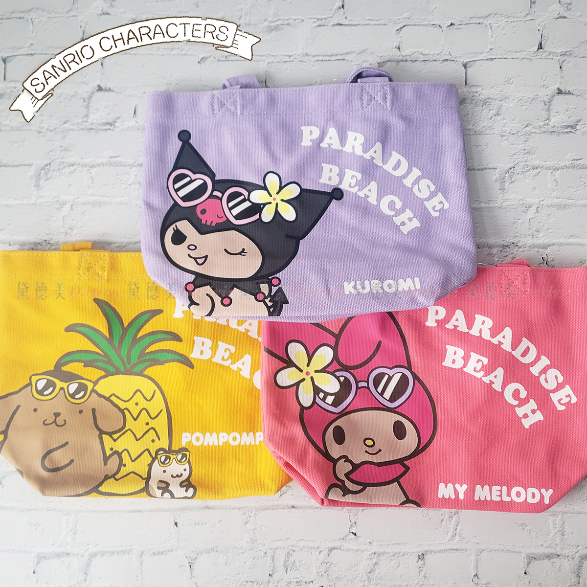 日燒手提袋-三麗鷗 Sanrio 日本進口正版授權