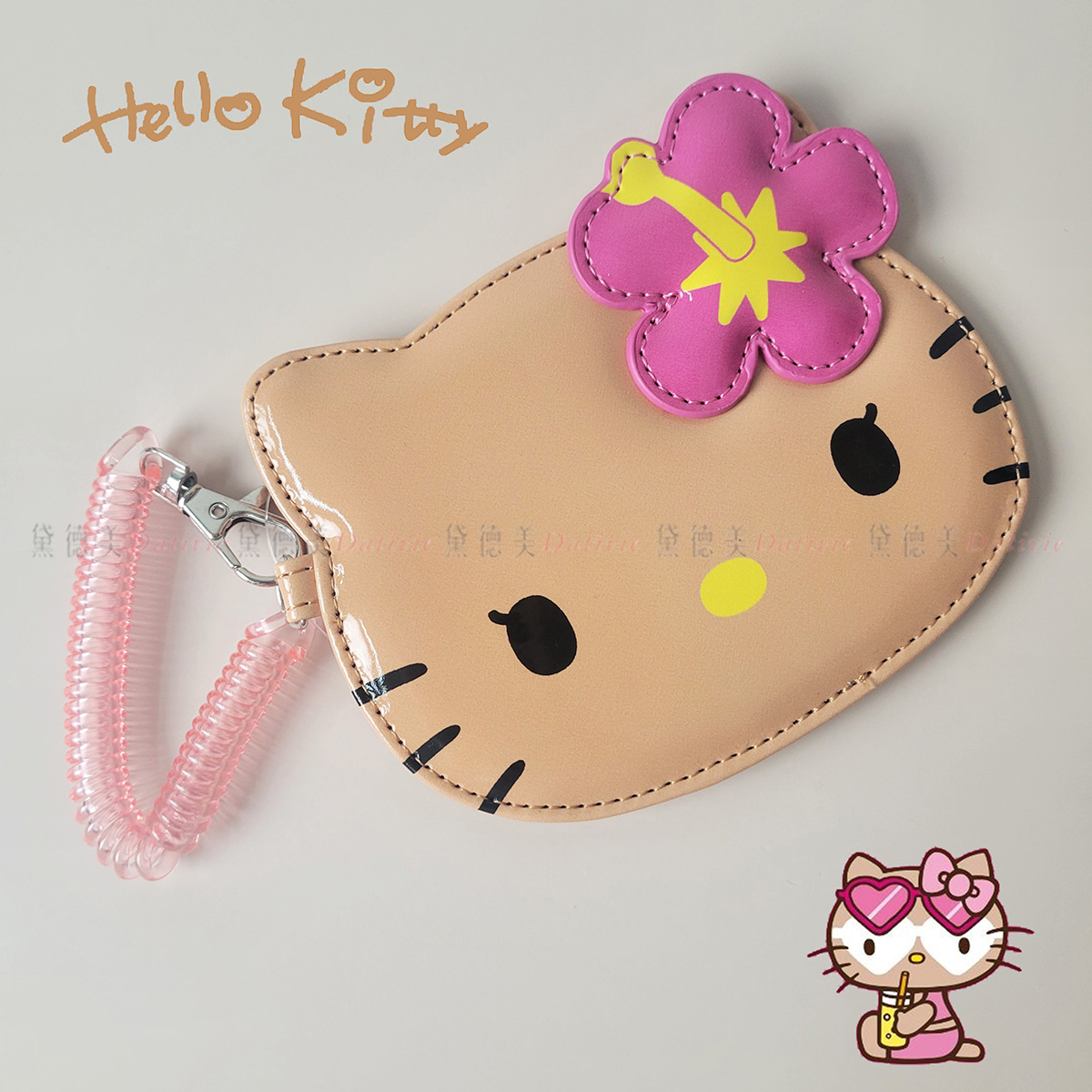日燒伸縮票卡套-HELLO KITTY 三麗鷗 Sanrio 日本進口正版授權