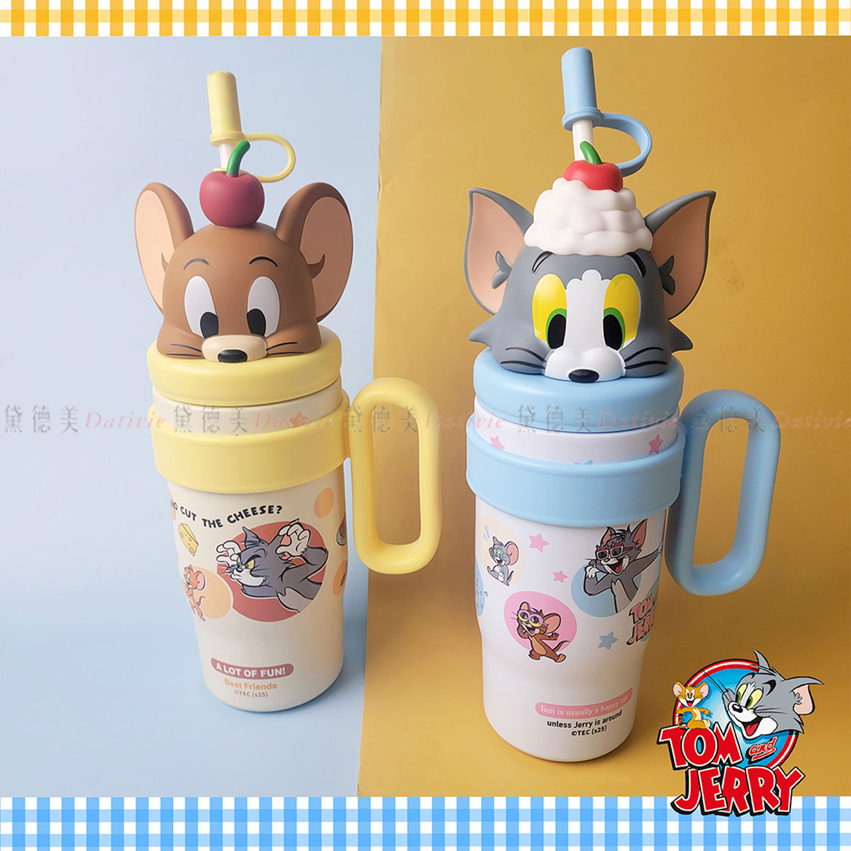 派對冰壩杯800ml-湯姆貓與傑利鼠 TOM AND JERRY 正版授權