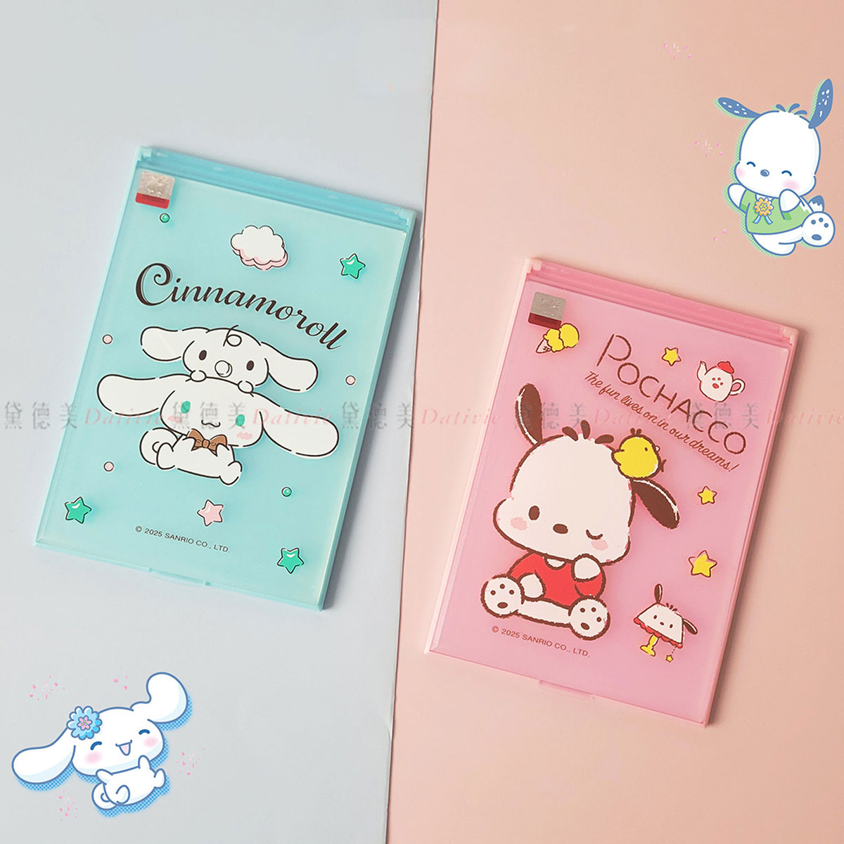 桌上立鏡-大耳狗 帕恰狗 三麗鷗 SANRIO 正版授權