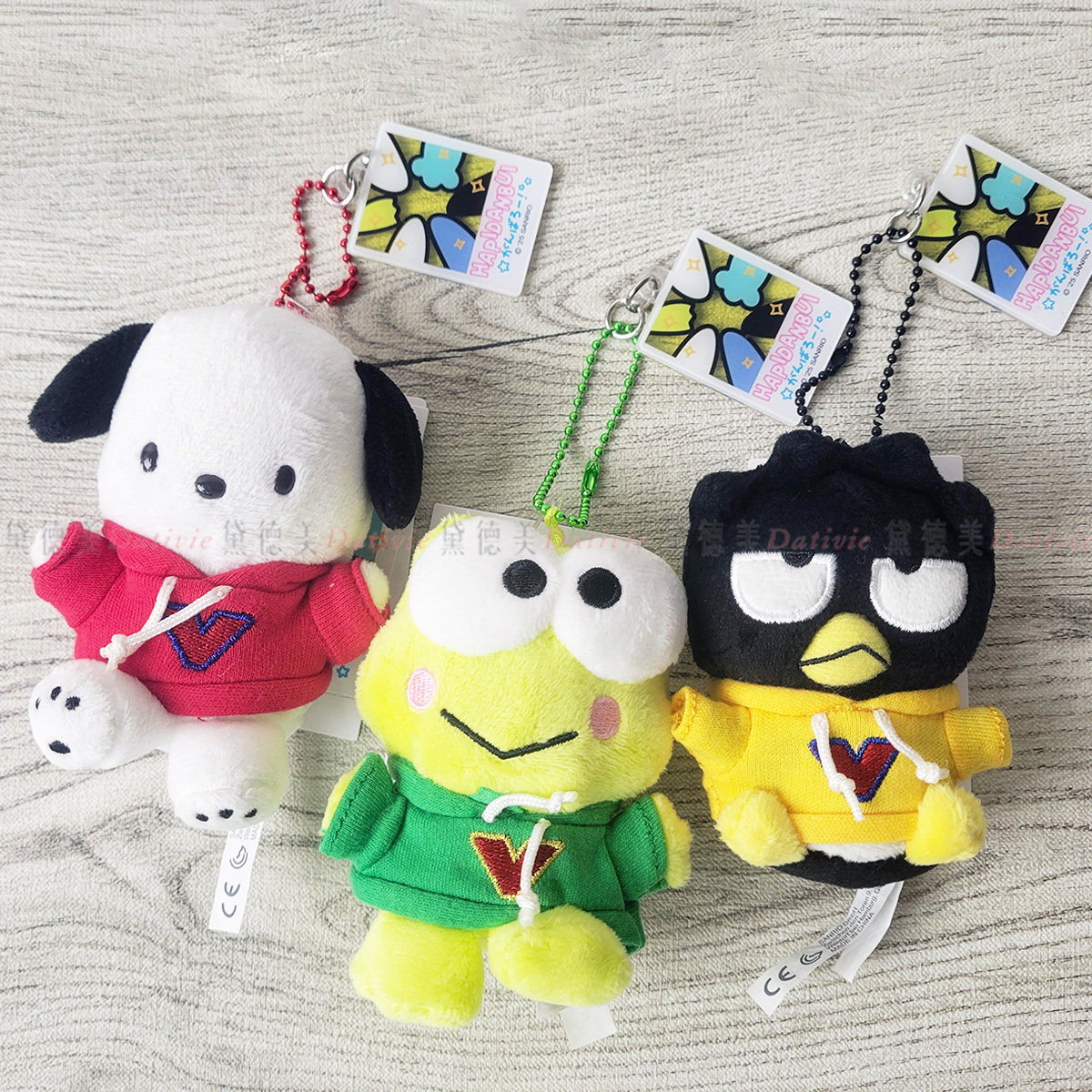 男團 玩偶吊飾-三麗鷗 Sanrio 日本進口正版授權