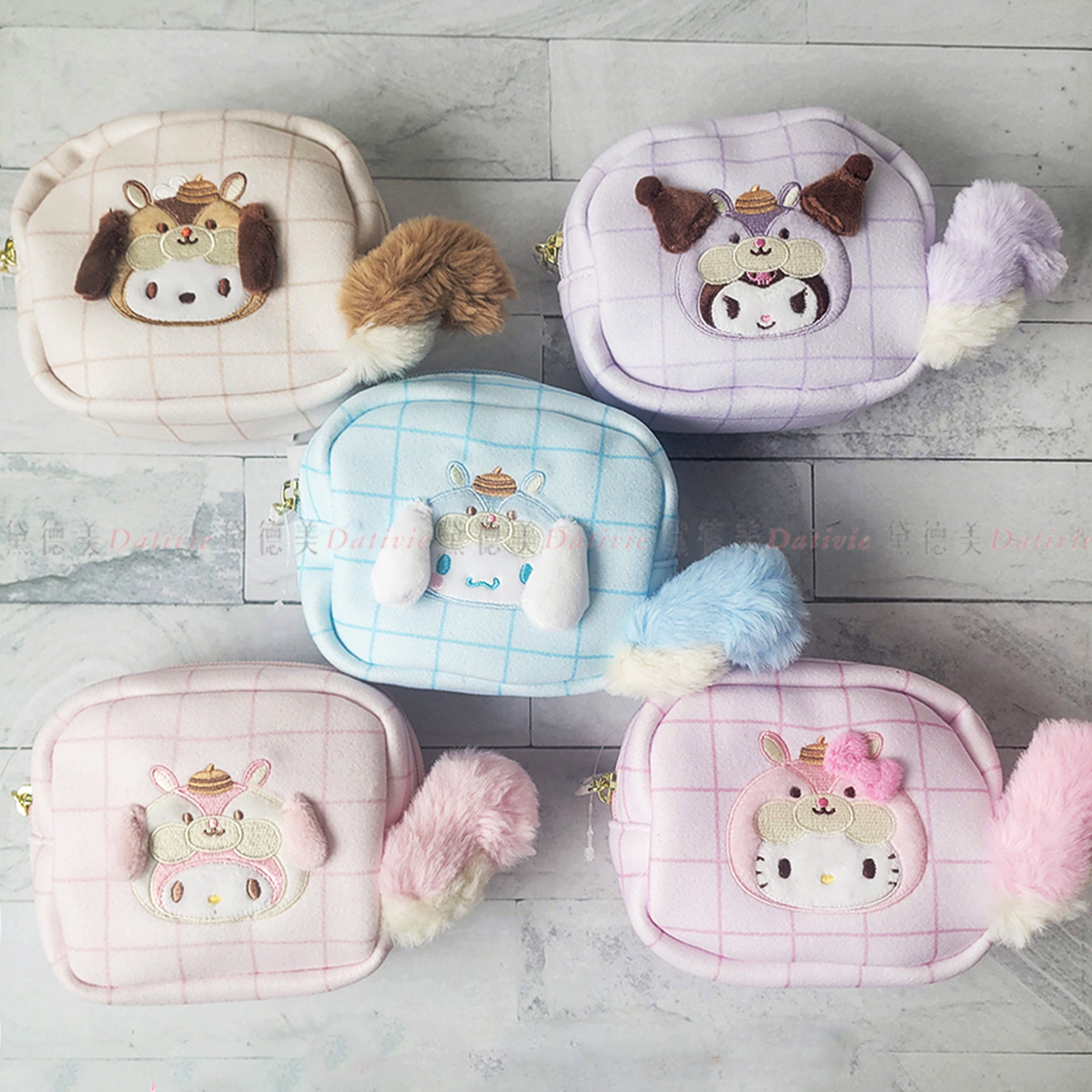 松鼠化妝包-三麗鷗 Sanrio 日本進口正版授權