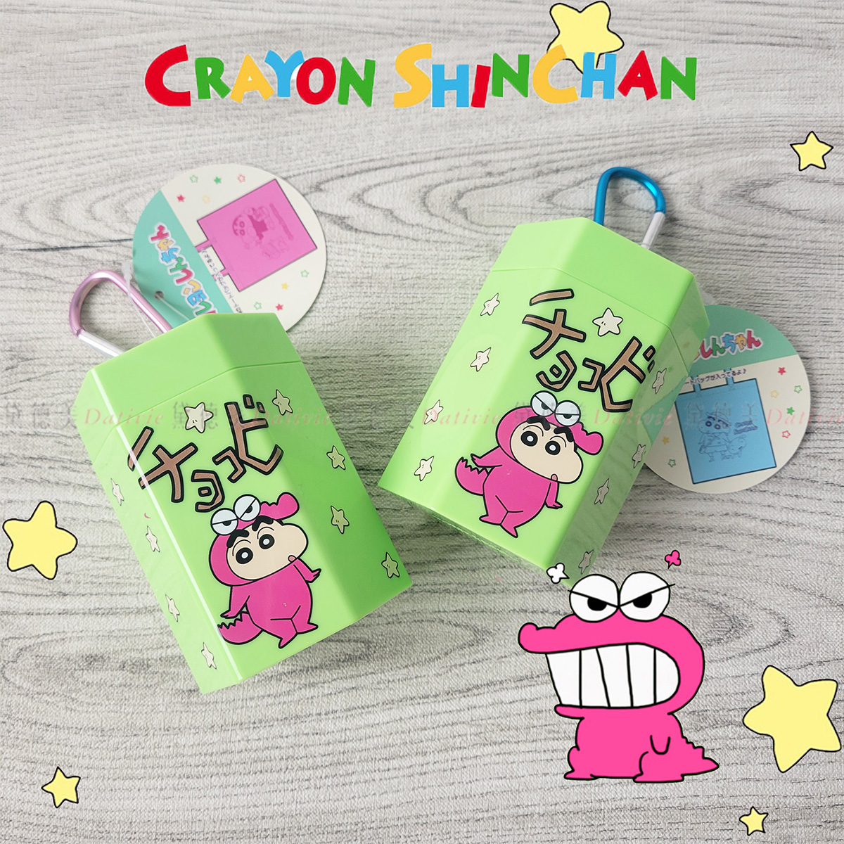 巧克比收納手提袋吊飾-蠟筆小新 CRAYON SHINCHAN 日本進口正版授權