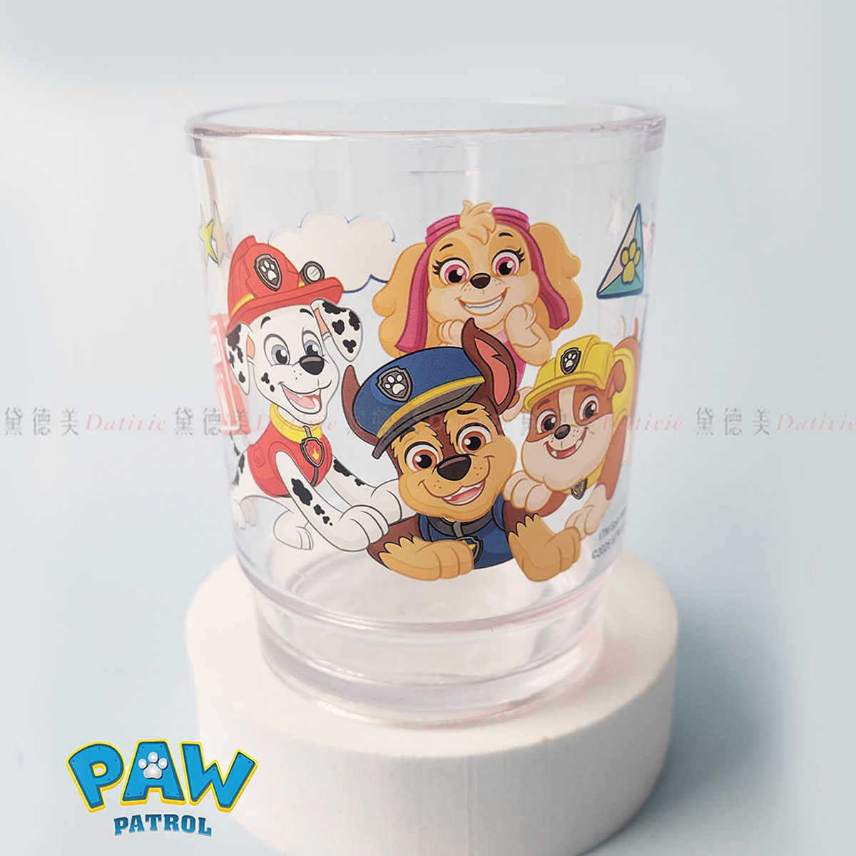 透明水杯280ml-汪汪隊立大功 PAW PATROL 正版授權
