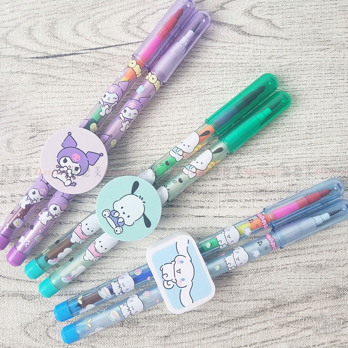 雙孔橡擦筆組-三麗鷗 SANRIO 正版授權