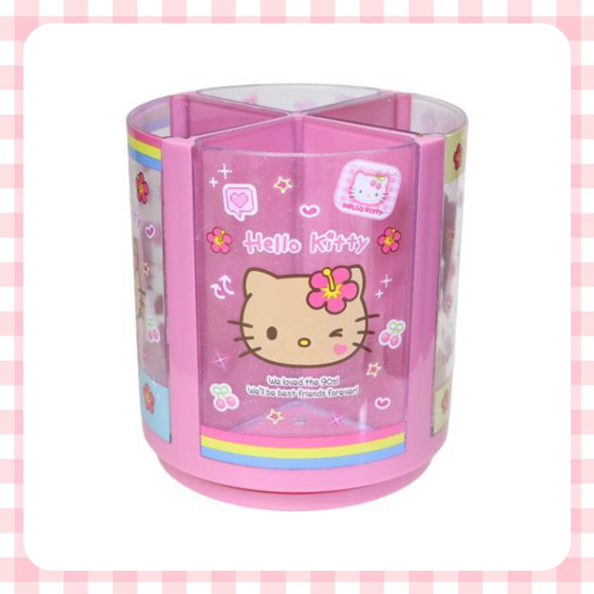 日燒旋轉筆筒-HELLO KITTY 三麗鷗 Sanrio 日本進口正版授權