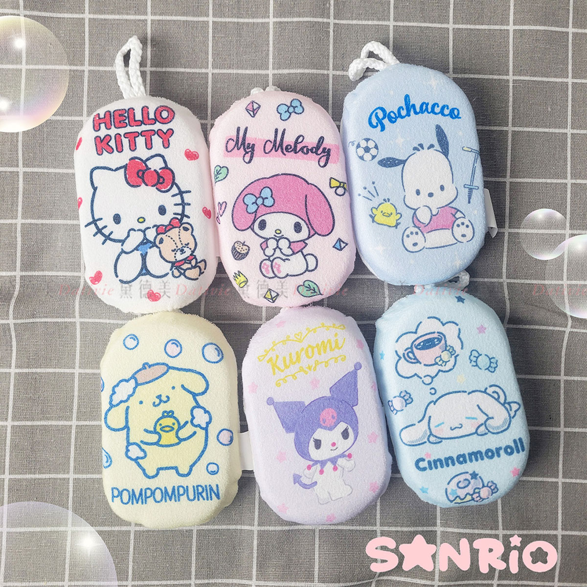 附掛沐浴棉-三麗鷗 SANRIO 正版授權
