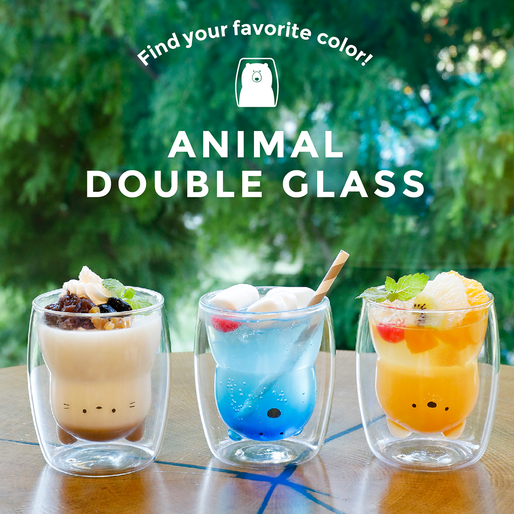 預購-CB Japan 動物雙層耐熱玻璃杯 270ml - 日本進口正版授權
