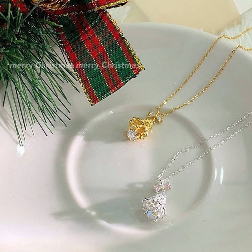 預購-泰國 全925純銀項鍊 精緻輕奢聖誕鈴鐺項鍊