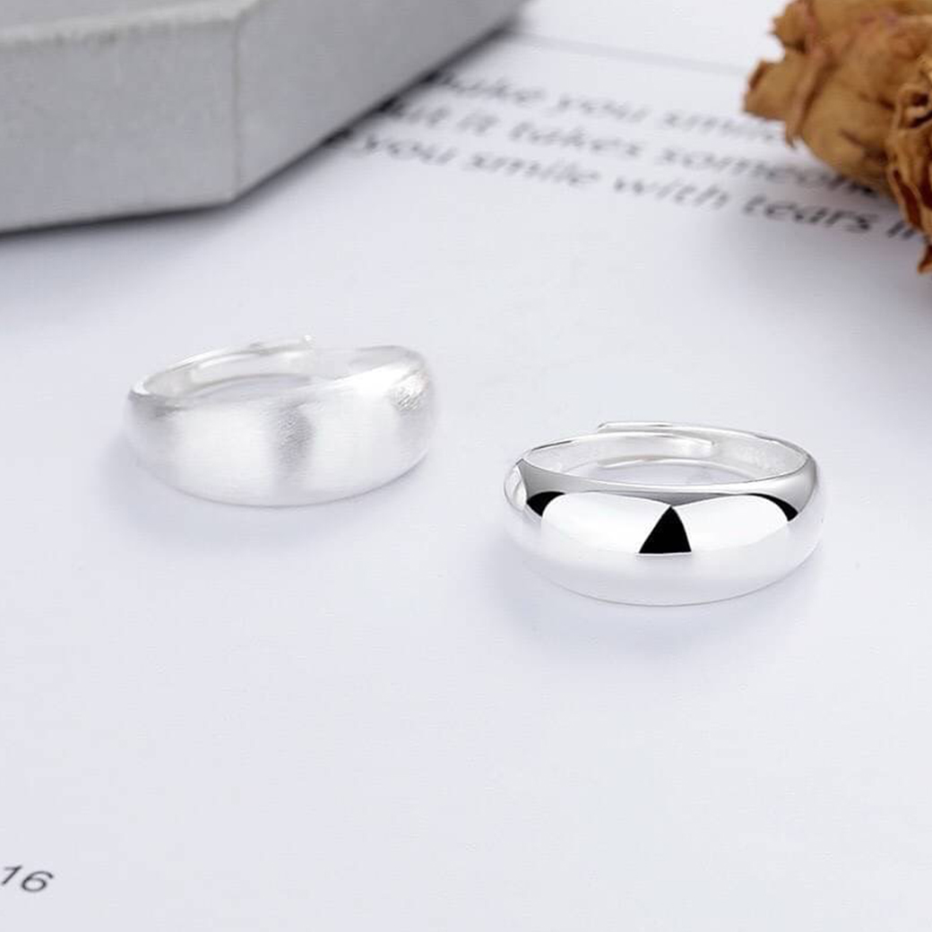 預購-泰國 全925純銀戒指 簡約幾何開口戒指