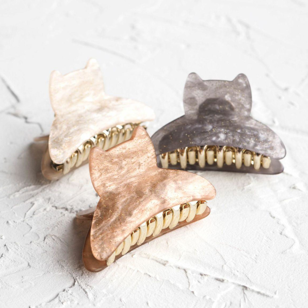 預購-日本製 MUK-Accessories 貓咪造型鯊魚夾