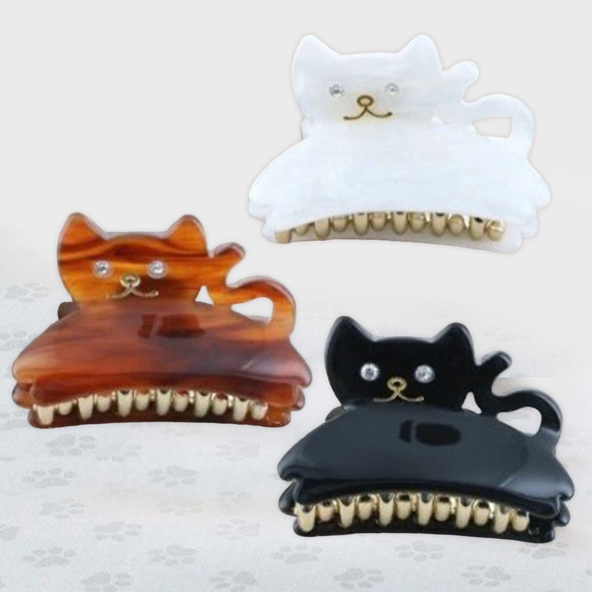 預購-日本製 MUK-Accessories 貓咪尾巴造型小抓夾