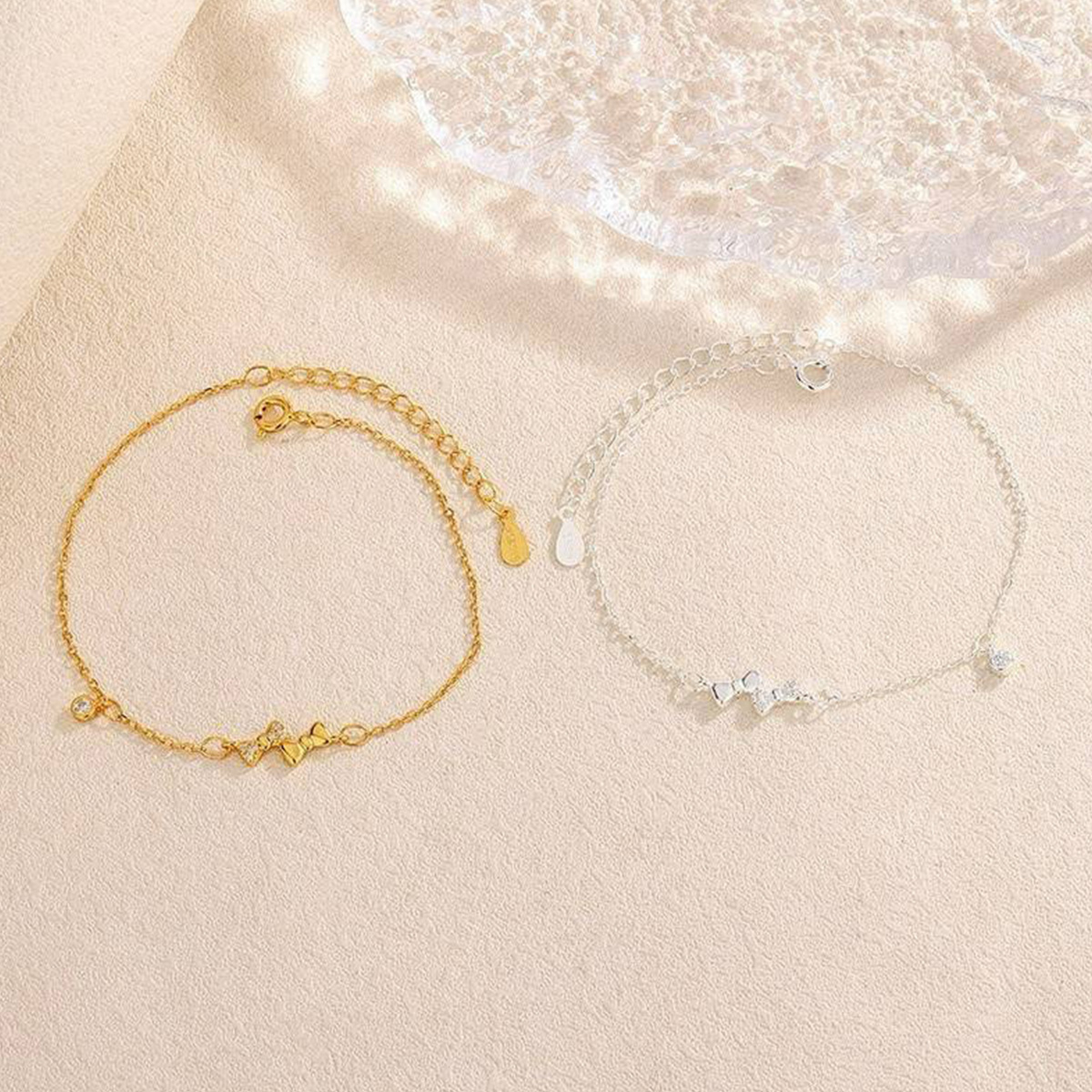 預購-泰國 全925純銀手鍊 細緻優雅蝴蝶結手鍊